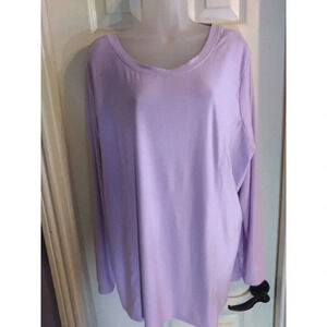 Maurice Top Lavender Open Back Sz 2X Bust 56 Length 30
